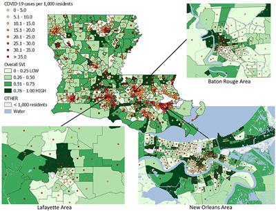 The Relationship Between Social Vulnerability and COVID-19 Incidence Among Louisiana Census Tracts